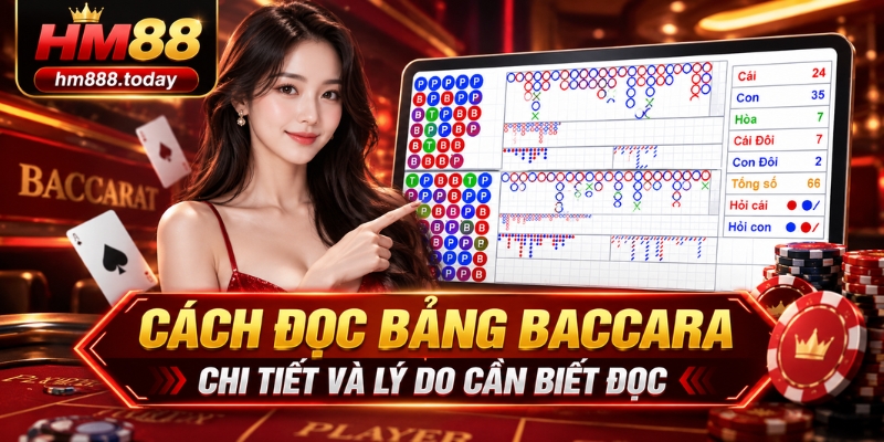 Cách đọc bảng Baccarat chi tiết và lý do cần biết đọc