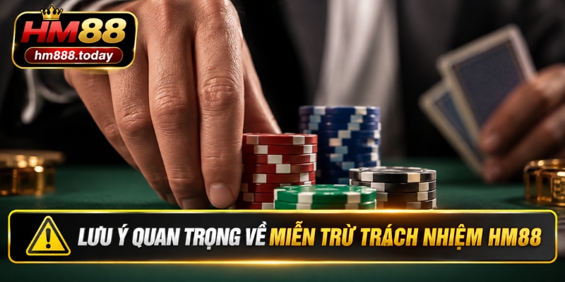 Lưu ý quan trọng về miễn trừ trách nhiệm HM88