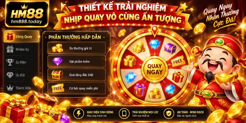 Thiết kế trải nghiệm nhịp quay vô cùng ấn tượng